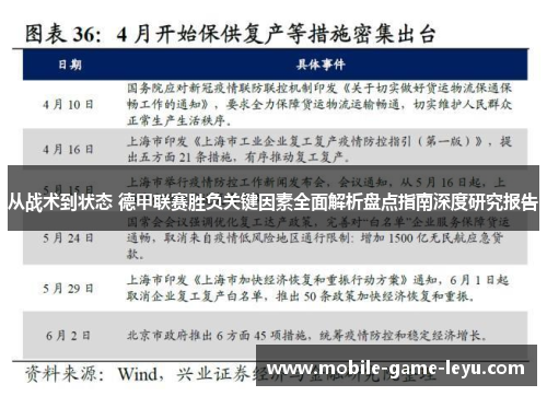 从战术到状态 德甲联赛胜负关键因素全面解析盘点指南深度研究报告